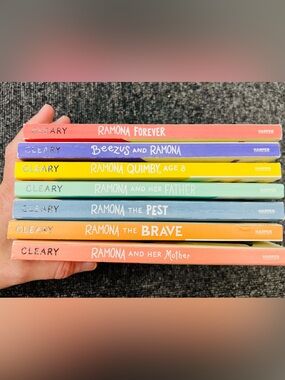 Ramona Quimbly book lot by Beverly Clearly- 7 books for readers ages 7-9